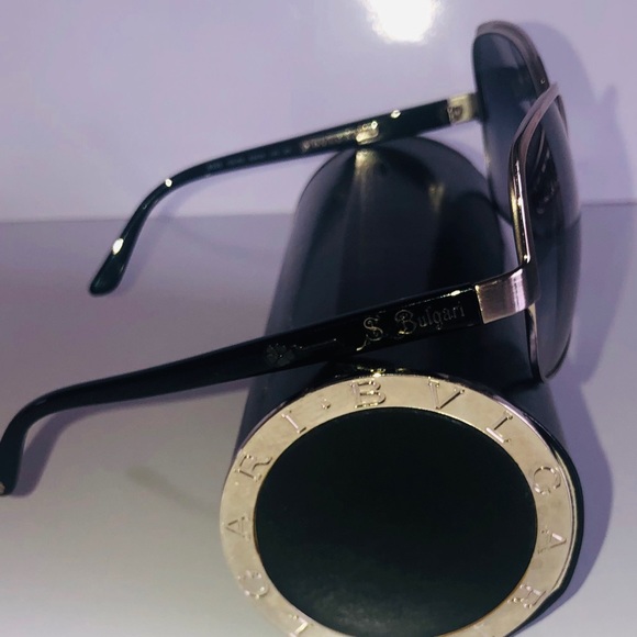 Bulgari Black and Chrome Woman’s Sunglasses - Picture 4 of 4